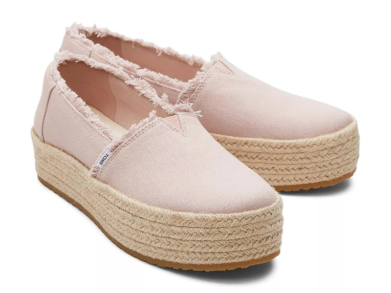 Valencia Espadrille Platform Slip-On
