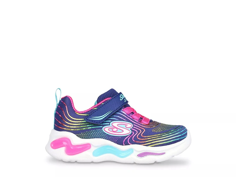 Wavy Beams Slip-On Light-Up Sneaker