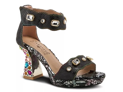 Jewell Platform Sandal