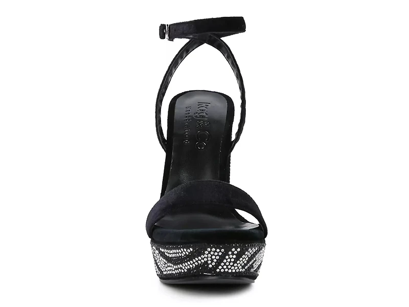 Zircon Platform Sandal