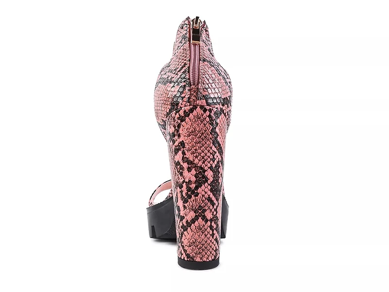 Rattle Platform Sandal