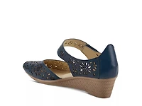 Nougat Wedge Sandal