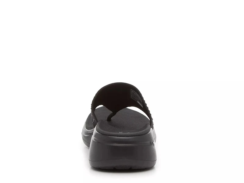 GO WALK Arch Fit Glam Wedge Sandal