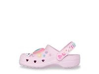 Foamies Heart Charmer Girly Land Light-Up Clog - Kids'