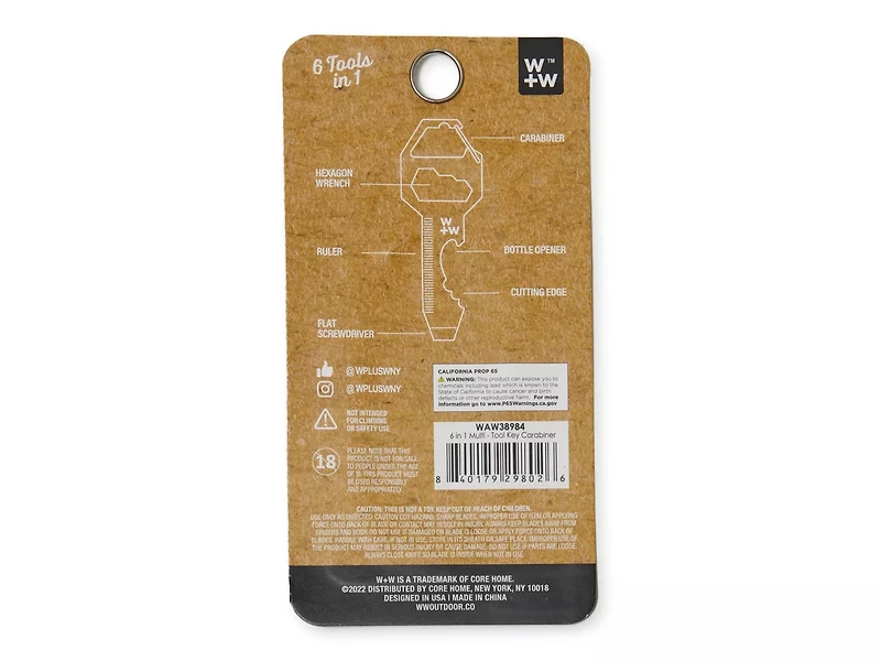 6-In-1 Carabiner Tool