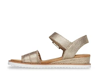 BOBS from Skechers Desert Kiss Gold Crush Wedge Sandal