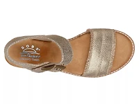 BOBS from Skechers Desert Kiss Gold Crush Wedge Sandal