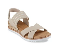 BOBS from Skechers Desert Kiss Shore Enough Wedge Sandal