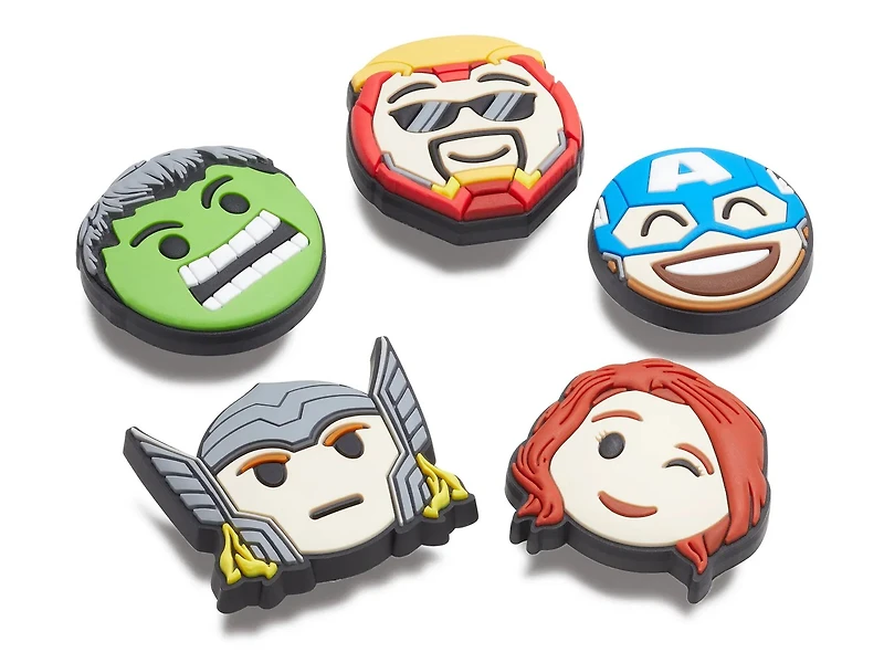Avengers Emojis Jibbitz Set - 5 Pack