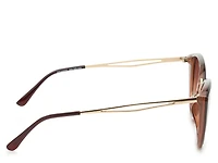 Brandy Round Cat-Eye Sunglasses