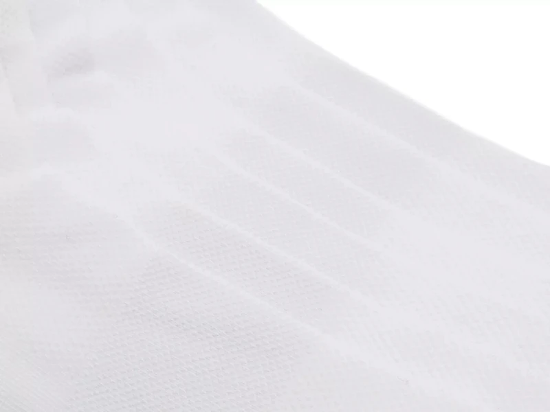 White No Show Extended Size Ankle Socks - 5 Pack