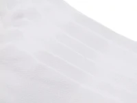 White No Show Extended Size Ankle Socks - 5 Pack