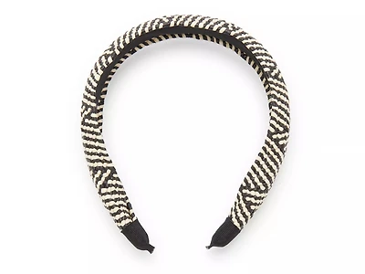 Black & Raffia Headband