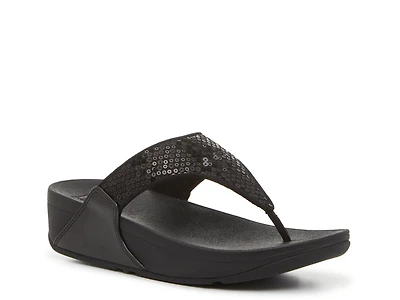 Lulu Glitzy Wedge Sandal