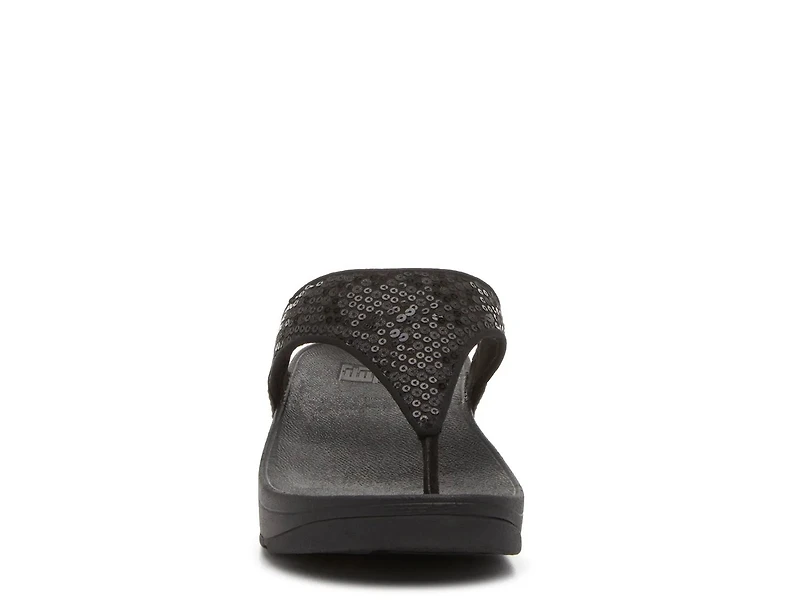 Lulu Glitzy Wedge Sandal