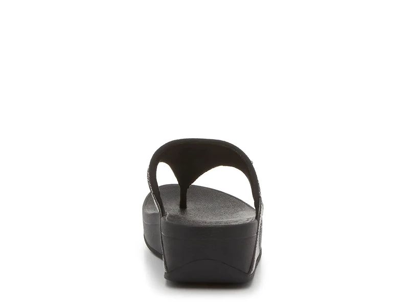 Lulu Glitzy Wedge Sandal