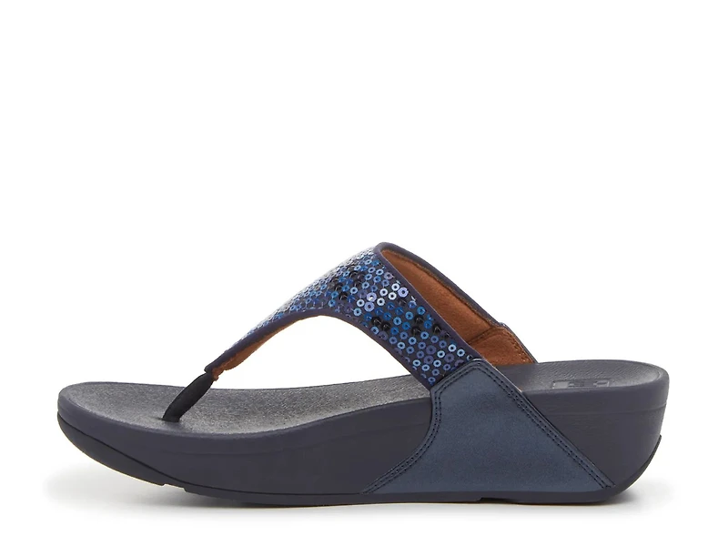 Lulu Glitzy Wedge Sandal