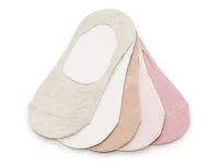 Heathered No Show Liners - 5 Pack