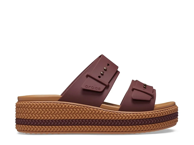 Brooklyn Woven Low Wedge Sandal