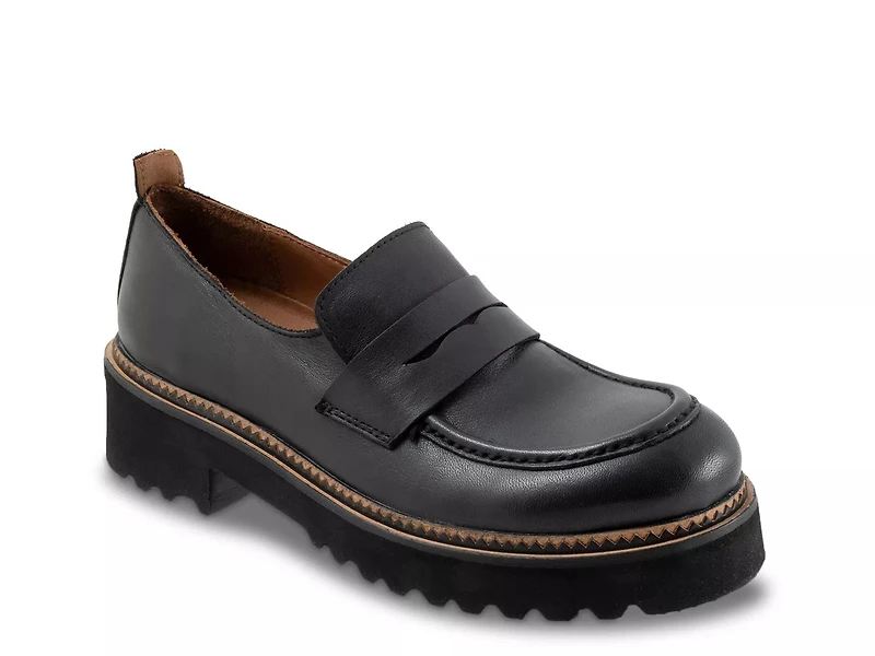 Annie Platform Penny Loafer