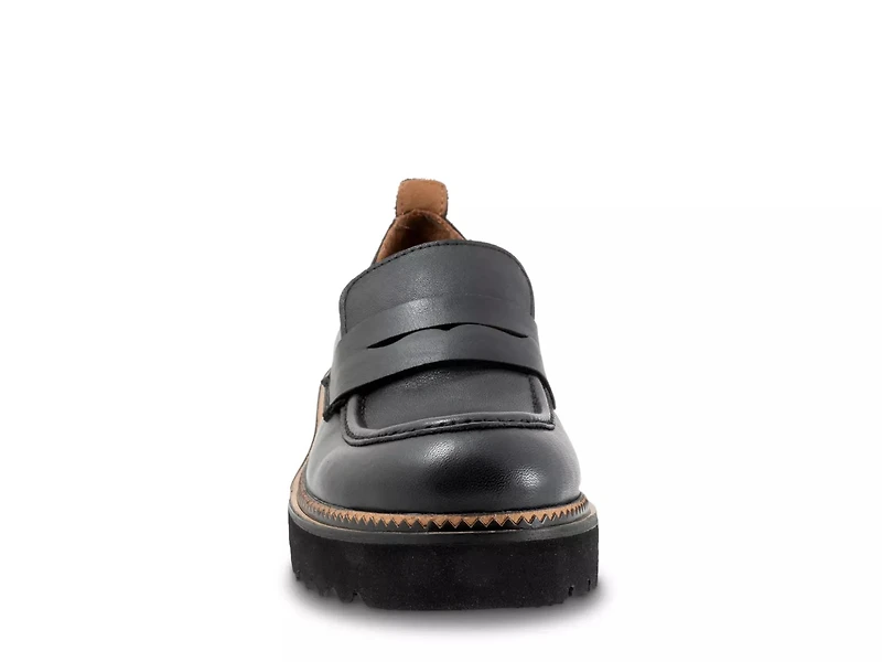 Annie Platform Penny Loafer