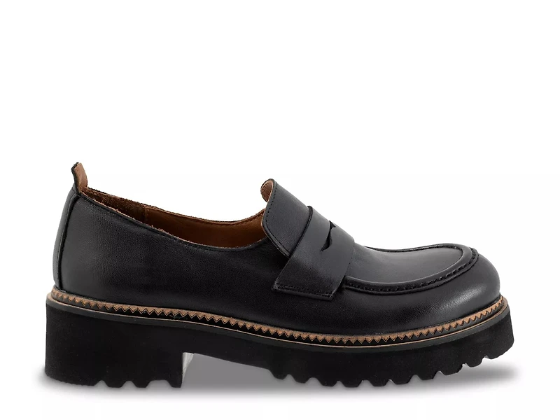 Annie Platform Penny Loafer