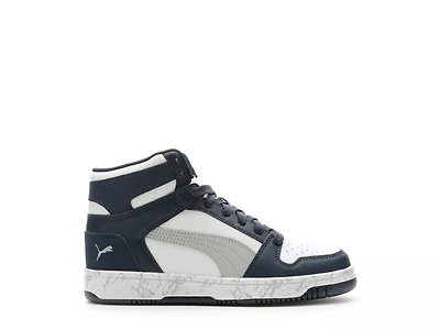 Rebound Mid Layup Marble Sneaker - Kids'