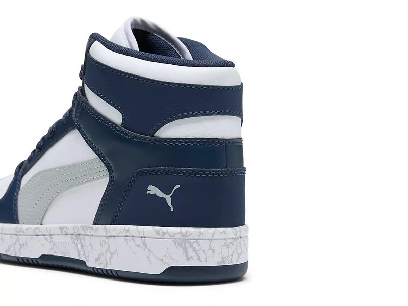 Rebound Mid Layup Marble Sneaker - Kids'