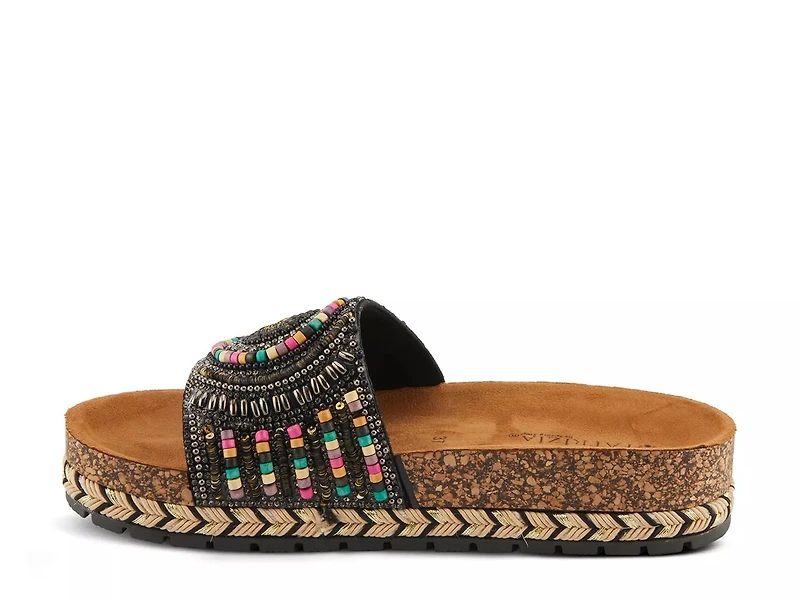 Swirla Wedge Sandal