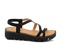 Zigged Wedge Sandal