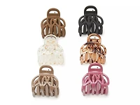 Open Weave Hair Clip Set