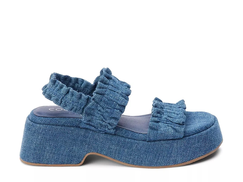 Jean Platform Sandal