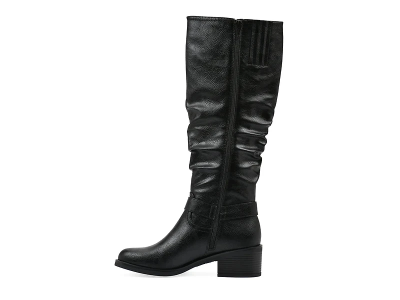 Cushion Wide Calf Riding Boot