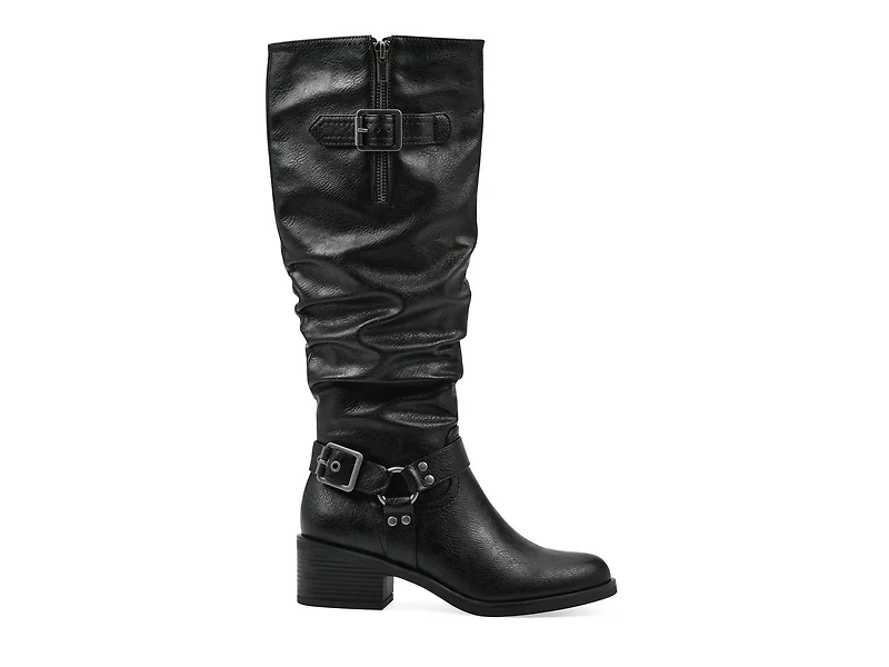 Cushion Wide Calf Riding Boot