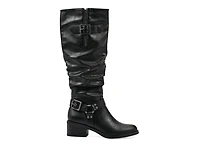 Cushion Wide Calf Riding Boot