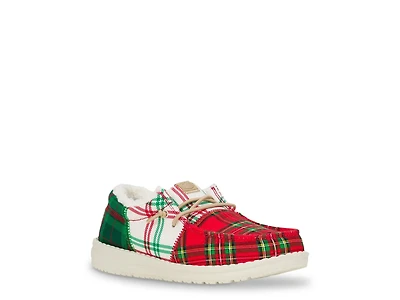 Wally Plaid Slip-On - Kids'