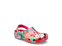 Classic Woodcut Floral Clog - Kids'