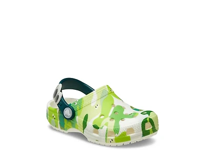 Classic Glow Slime Monsters Clog - Kids'
