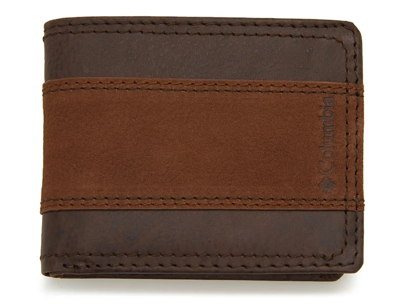 Two-Toned Leather Bifold Wallet