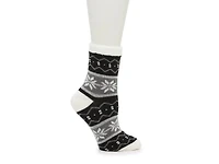 Blocked Geometric Women's Crew Socks
