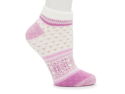 Geometric Lodge Women's Quarter Ankle Socks