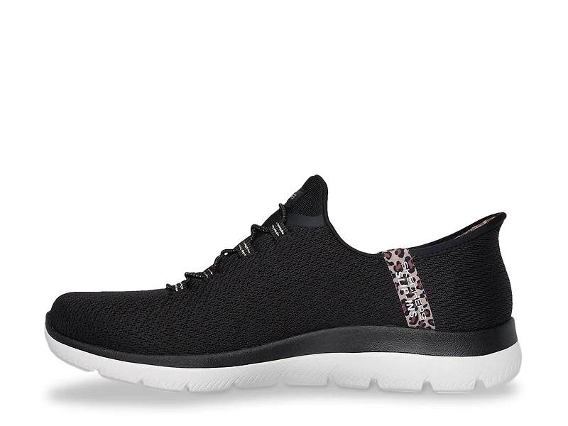 Hands Free Slip-Ins: Summits Leopard Chic Slip-On Sneaker