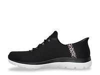 Hands Free Slip-Ins: Summits Leopard Chic Slip-On Sneaker