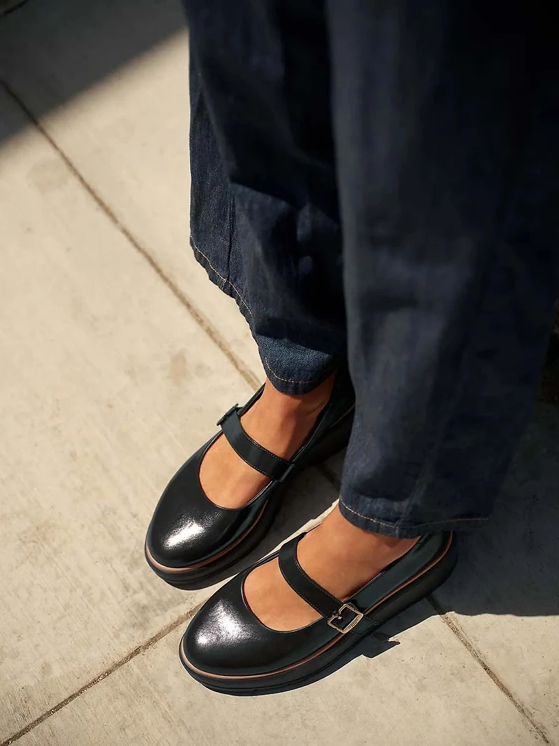Nice Day Max Mary Jane Wedge Clog