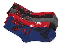 Spiderman Kids' Crew Socks - 5 Pack