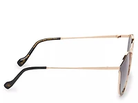 Oval Brow Bar Sunglasses