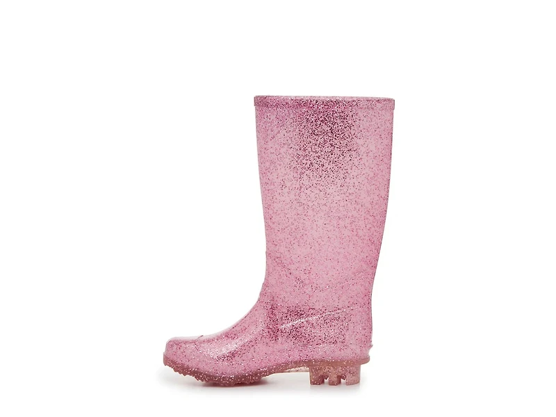 Pink Glitter Waterproof Rainboot - Kids'