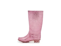 Pink Glitter Waterproof Rainboot - Kids'