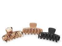Double Layer Hair Clips - 3 Pack