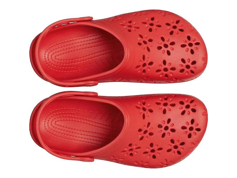 Floral Cut Out Clog